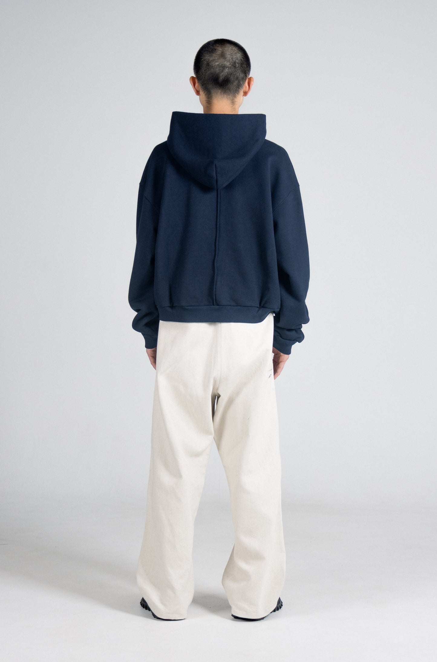 Doubce Zip Cotton Hoodie