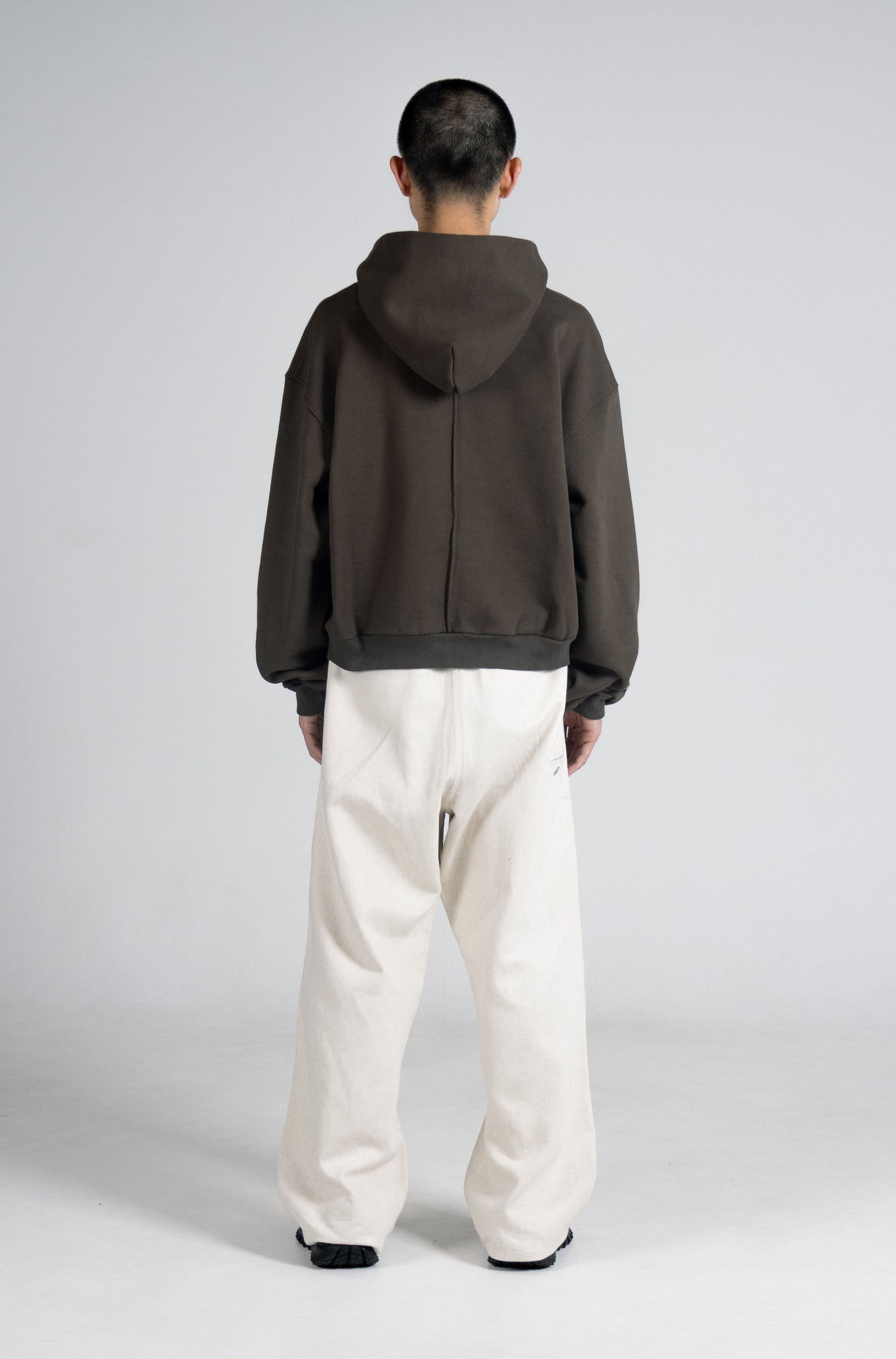 Doubce Zip Cotton Hoodie