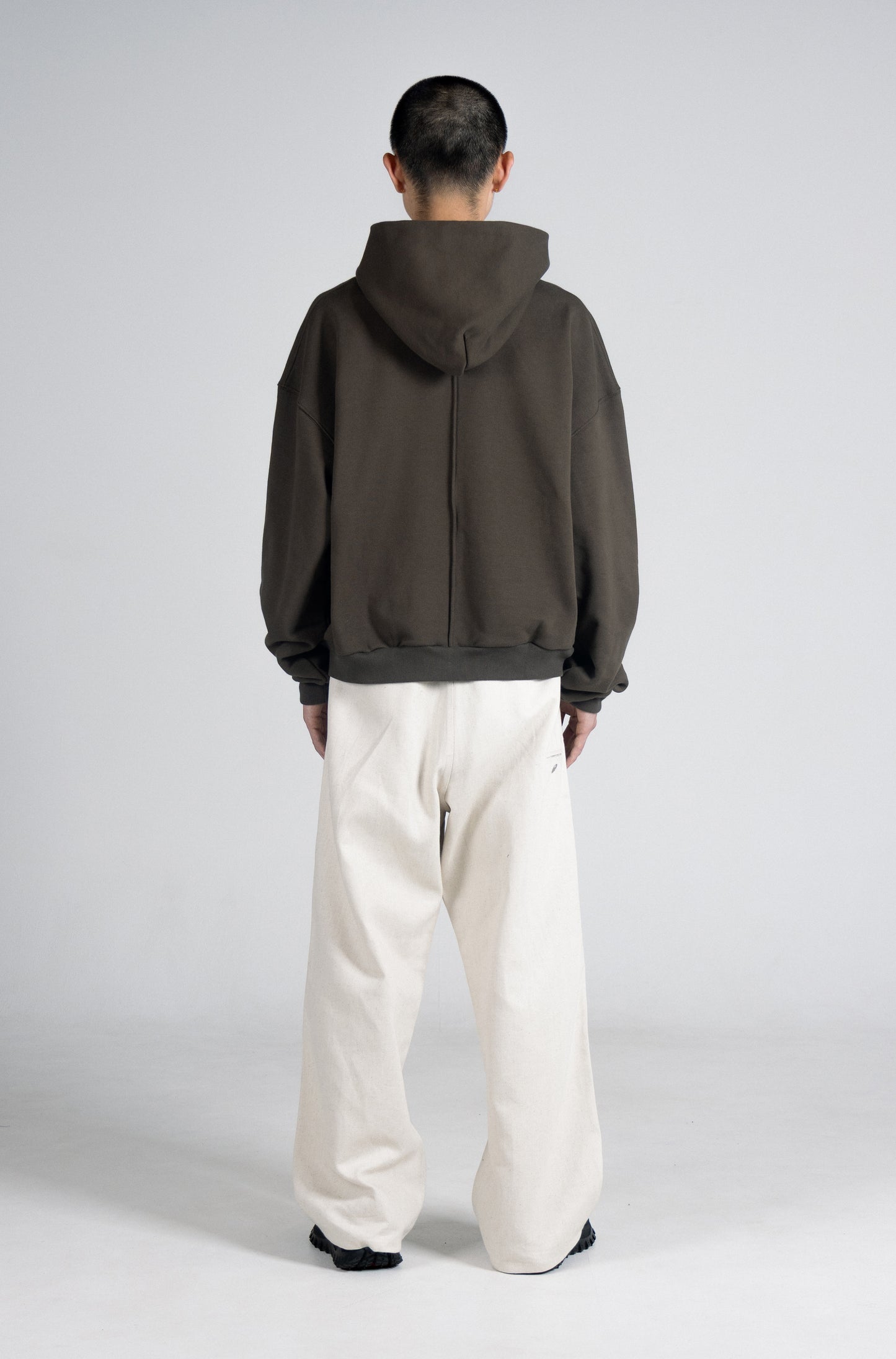Doubce Zip Cotton Hoodie