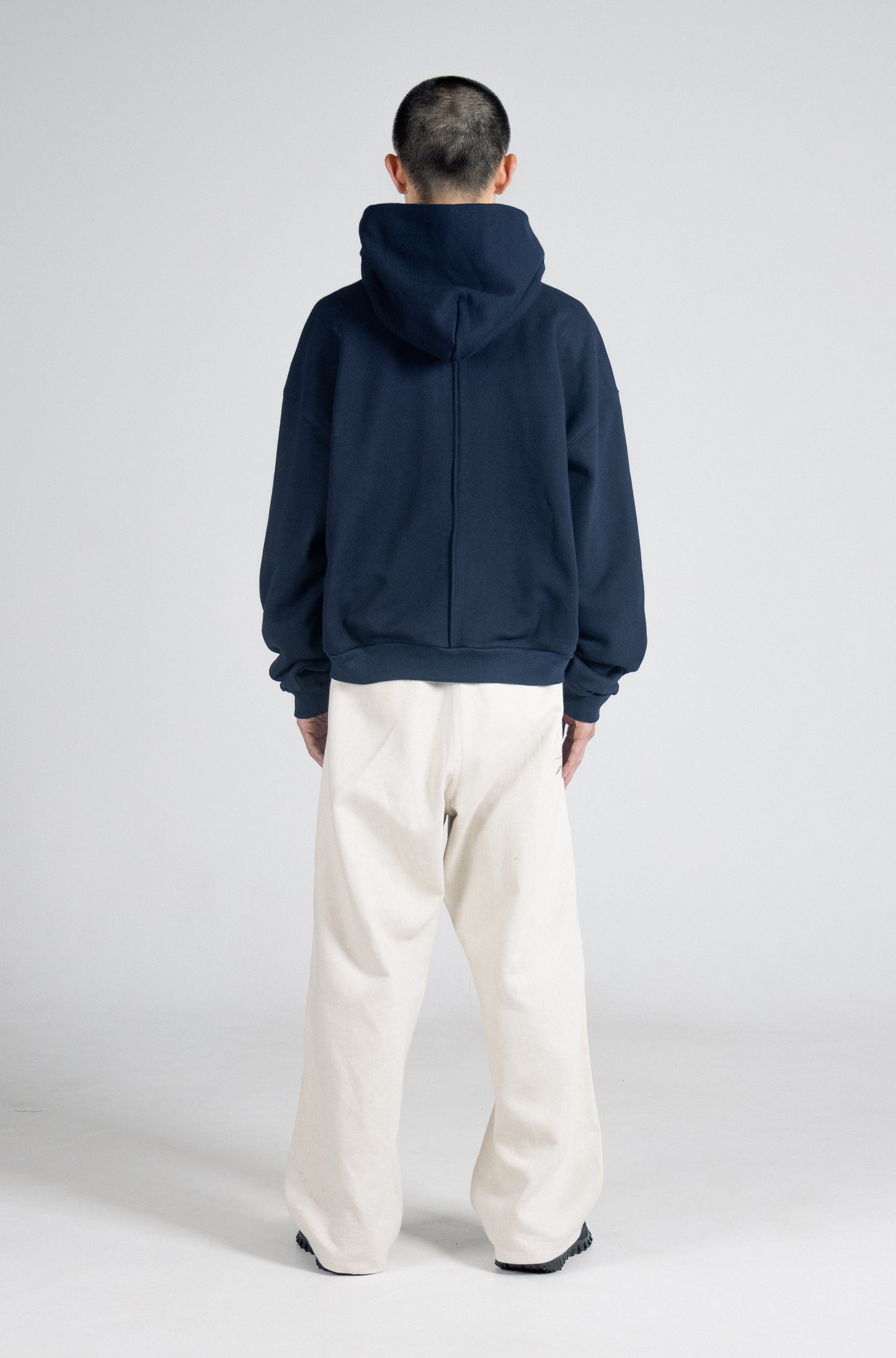 Doubce Zip Cotton Hoodie