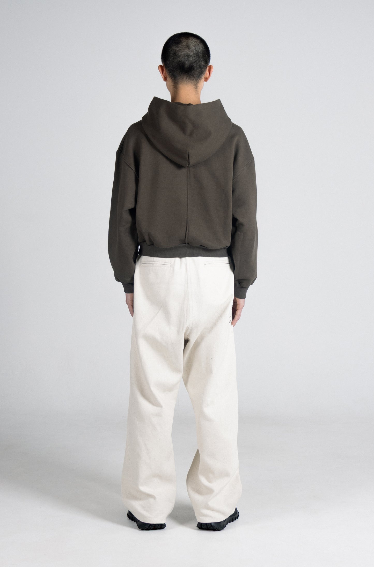 Doubce Zip Cotton Hoodie