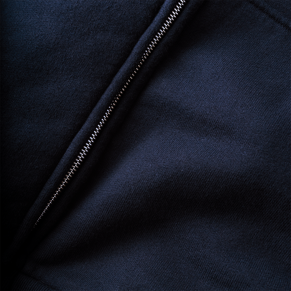 Boxy Zip-Up Hoodie