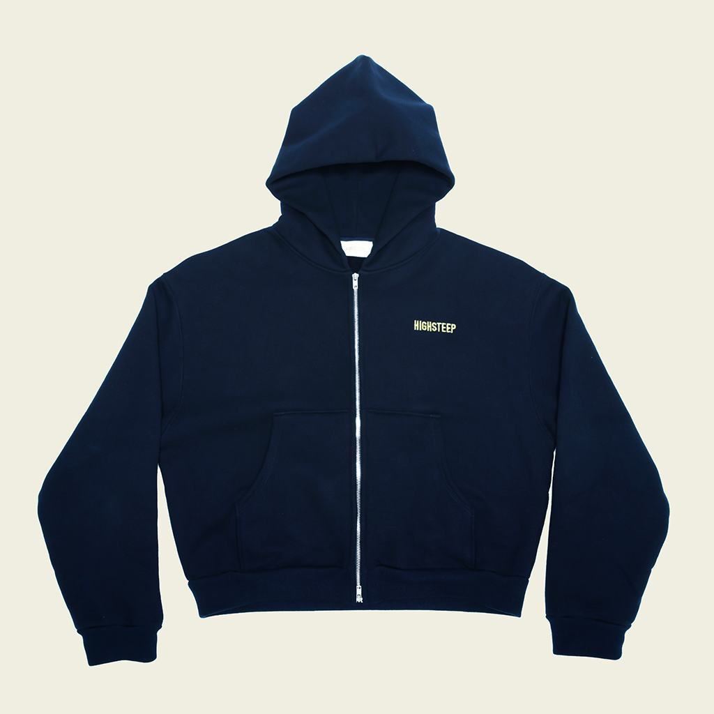 Boxy Zip-Up Hoodie